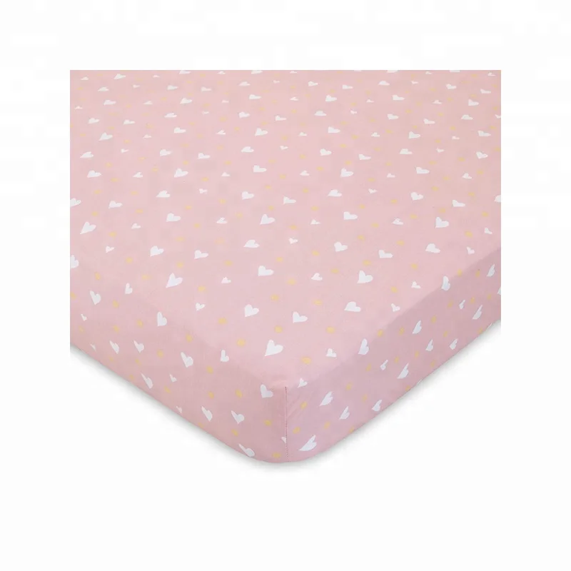 Export Quality GOTS certified Organic Baby Fitted Crib Sheet supplier bamboo crib sheet