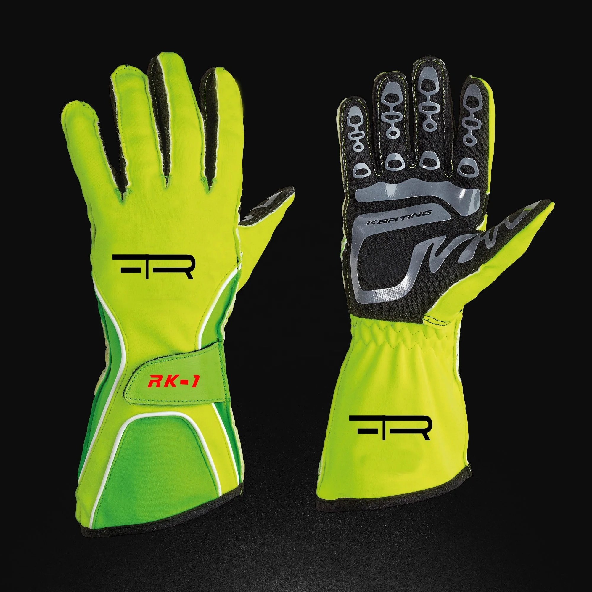 
Karting Kart Gloves Rally Motorsport Sublimated OEM fully customization Silicon Grip 