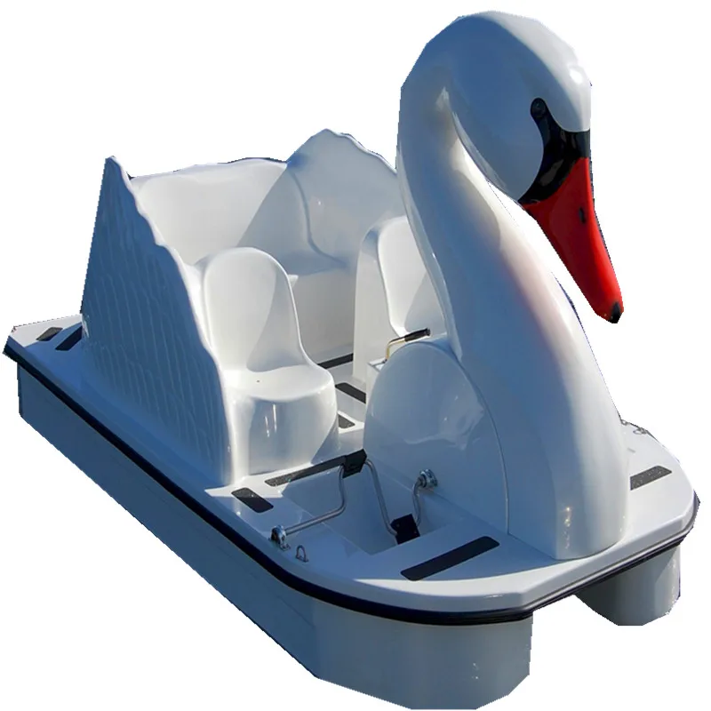 Water play equipment small plastic swan paddle boats for sale