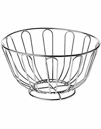 WIRE BASKET KITCHEN DECORATIVE METAL HEART SHAPE WIRE FRUIT BASKET HOME STORAGE IRON BASKET