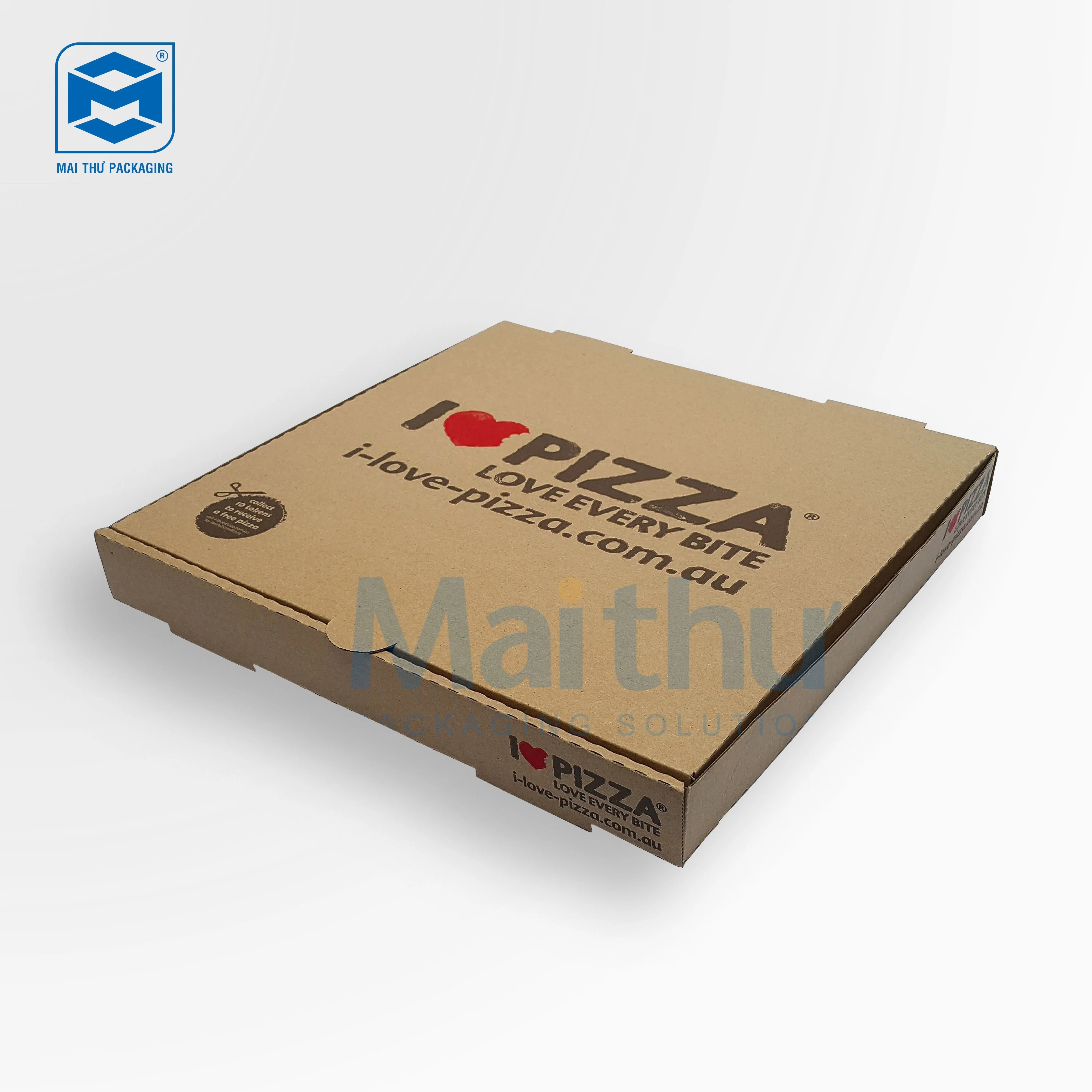 
Sopranos custom printed corrugated carton pizza packing box 