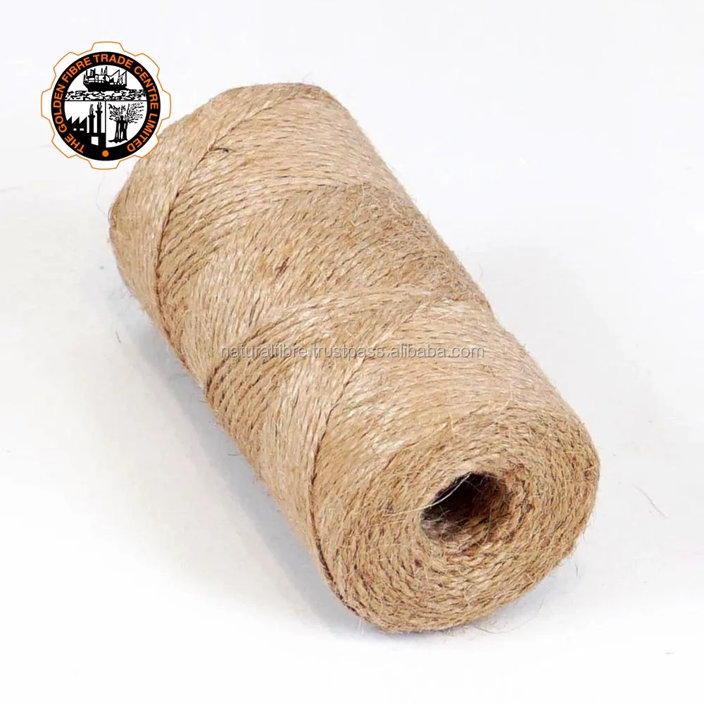 
Hessian Quality 100% Natural Carpet Making Hank Packed 1ply to 5ply Jute Yarn 