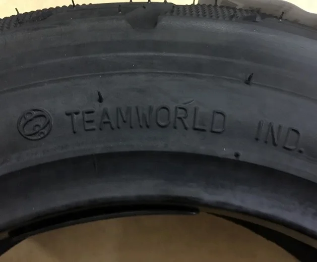 E-mark Certificated Tire 90/90-10 8PR 50J #310A (Brand : Teamworld, made in Taiwan)
