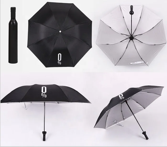 Cheap wine bottle shape umbrella promotion gift