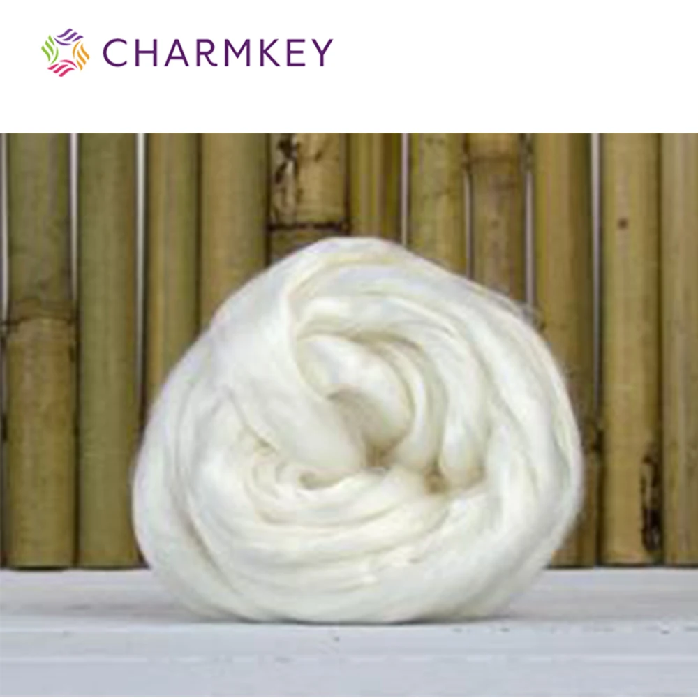  Charmkey натуральная гладкая 3D * 88 мм 100% Бамбуковая волоконная нить