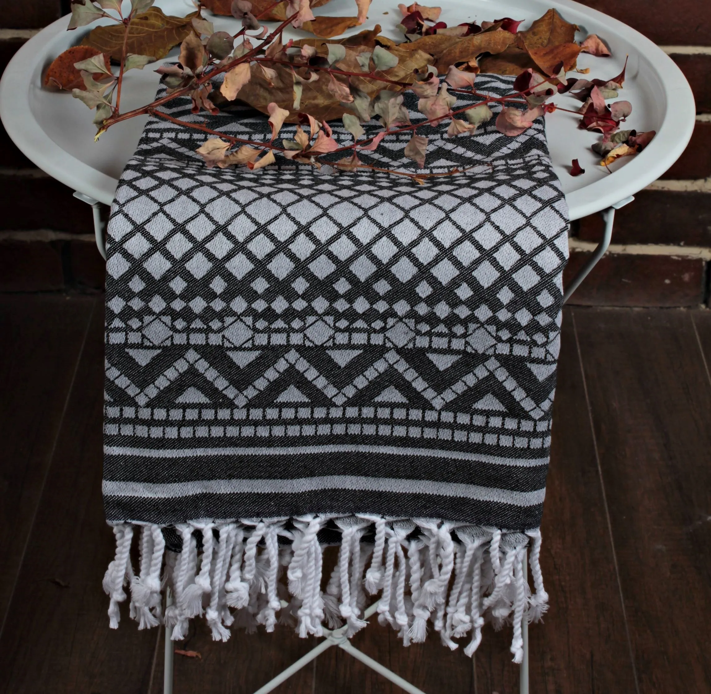 
100x180 High Quality Jacquard Peshtemal, Beach, Fouta, Turkish Towel 