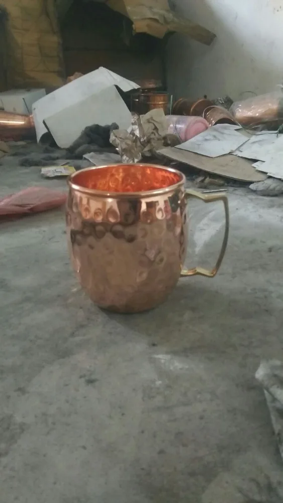 Copper Moscow mule mug
