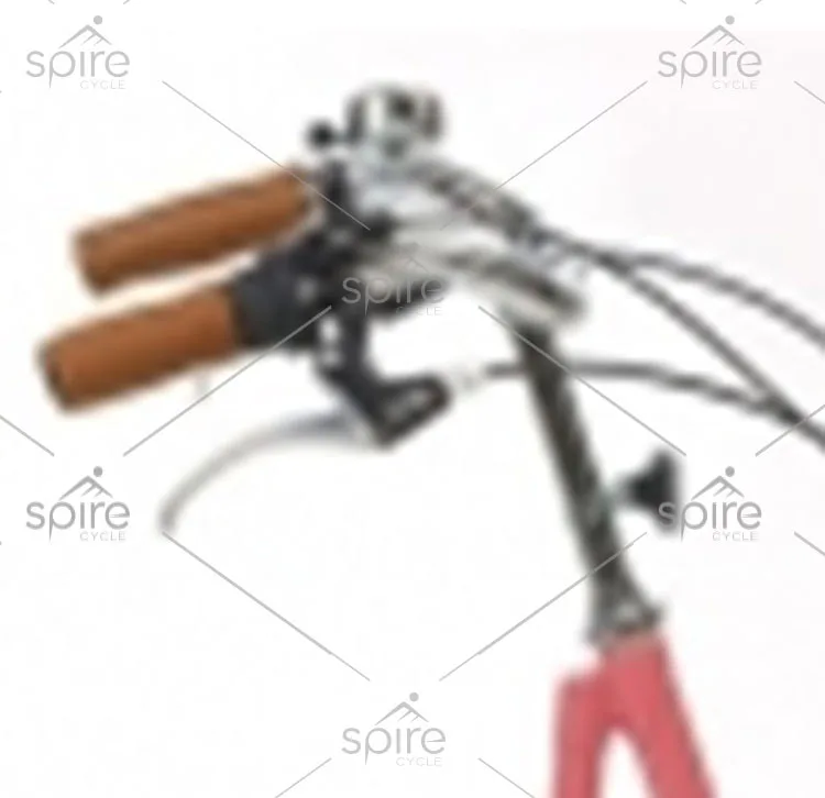 High end vintage pink city bike with classic look