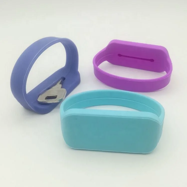 Силиконовые Цветные напечатанные на заказ логотипы спортивные бумажные деньги монета ключ карманный браслет s