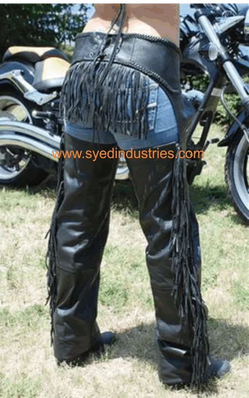 Кожа крюк гамаши с регулировкой сзади пояс завязки (Ch-08)