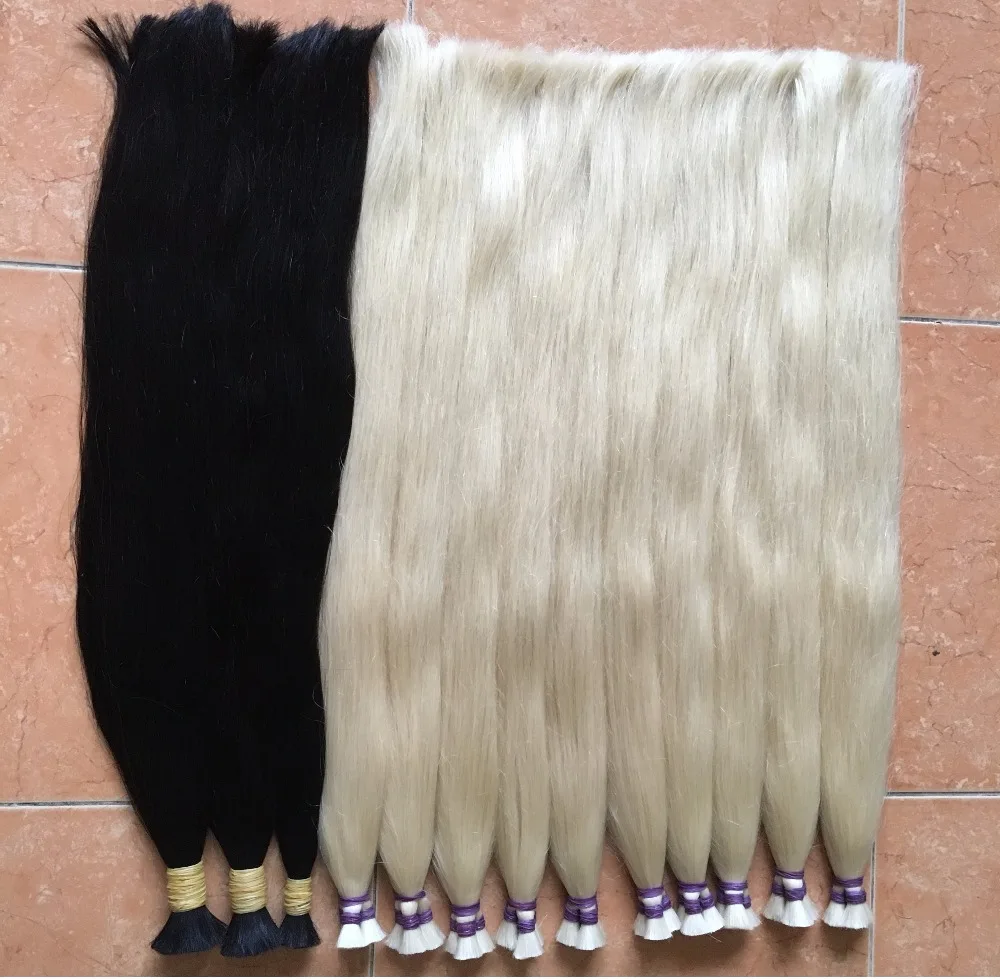 Роскошные накладные волосы без спутывания шелковые пепельный цвет человеческие