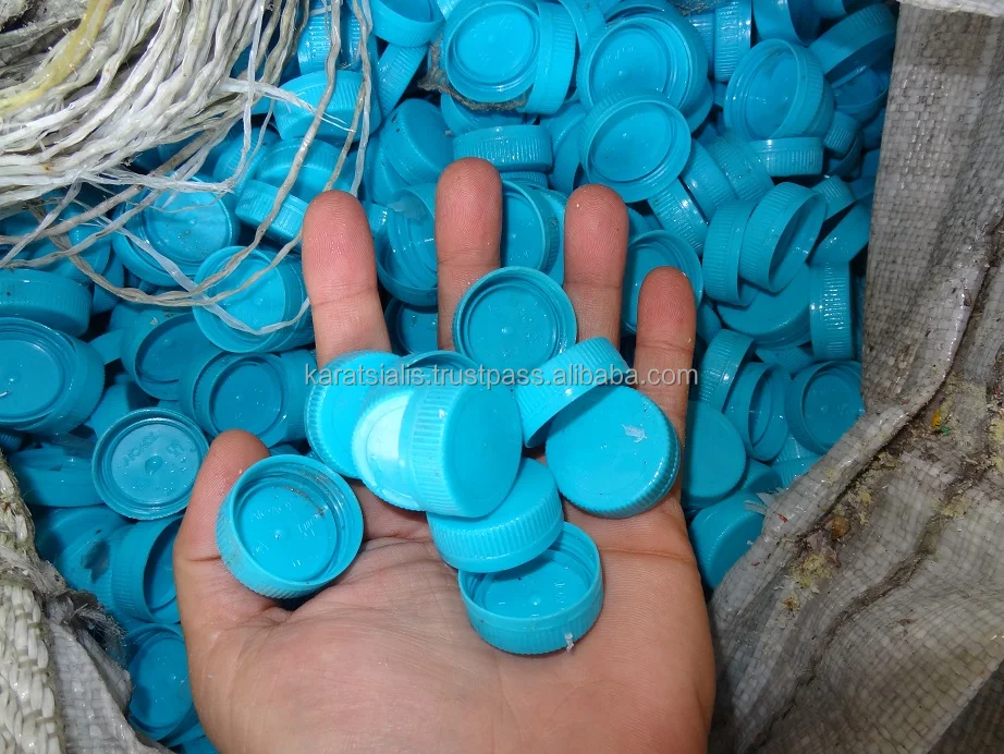 
PP / PE CAPS MIX COLORS GRINDED or BALES SCRAP-WASTE 