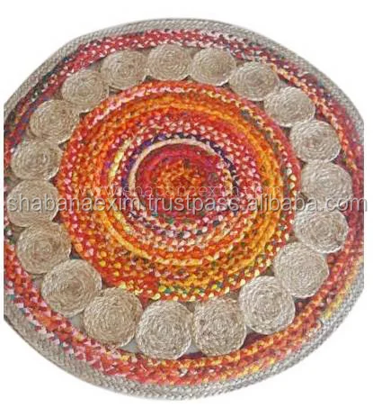 Jute Rug Round for Home Decorative Custom Size Jute Rugs Living Room Carpet