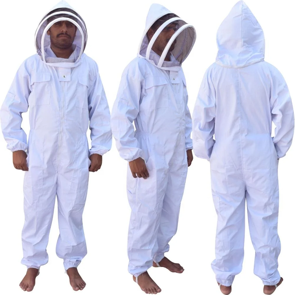 
High Quality Beekeeping Cotton Suit With Fence Veil - Protective Suit - Bee keeper Equipments - Beekeeper Clothing BK-01 