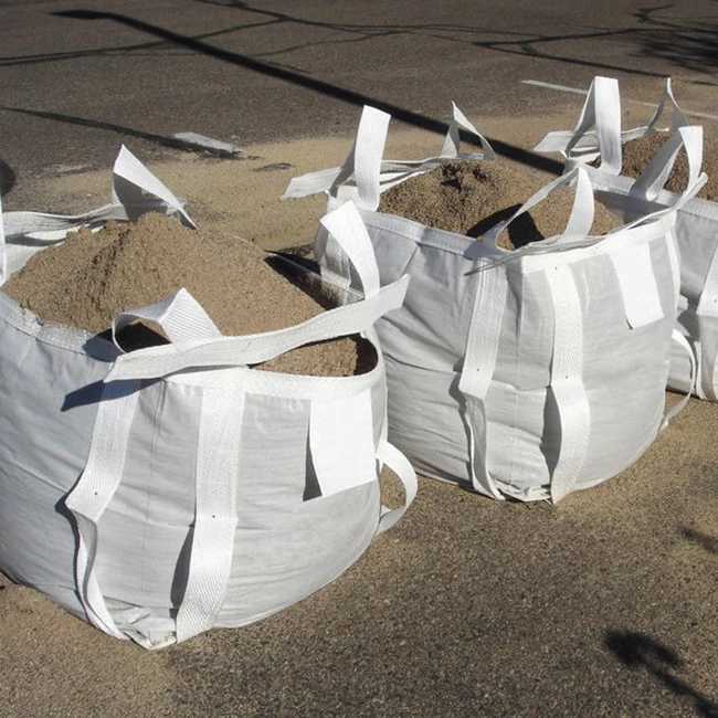 
Durable FIBC big bags for firewood sand cement bitumen topsoil chemicals 