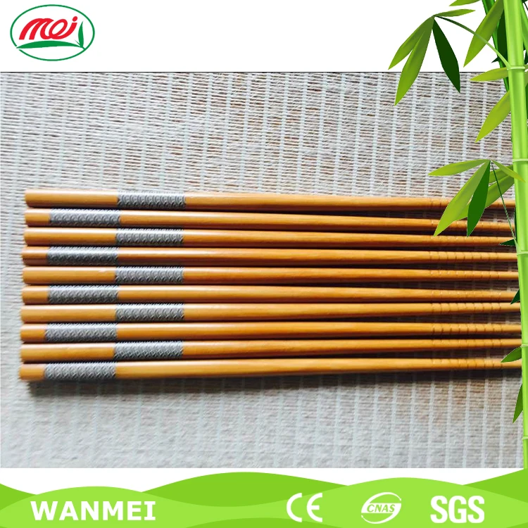 Chinese Disposable Paint-free Natural bamboo chopsticks 8.0*240MM Free custom logo for hotel Chopstick