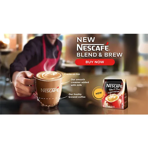 
Nescafe Original Blend and Brew Instant Coffee Powder Malaysia Wholesale 