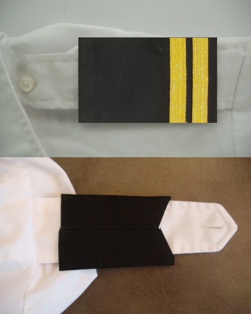 
Pilot Style Shoulder Boards Epaulets - Two Gold Bars AP-99003 High Quality Cheap Prices Bulk and Wholesale 