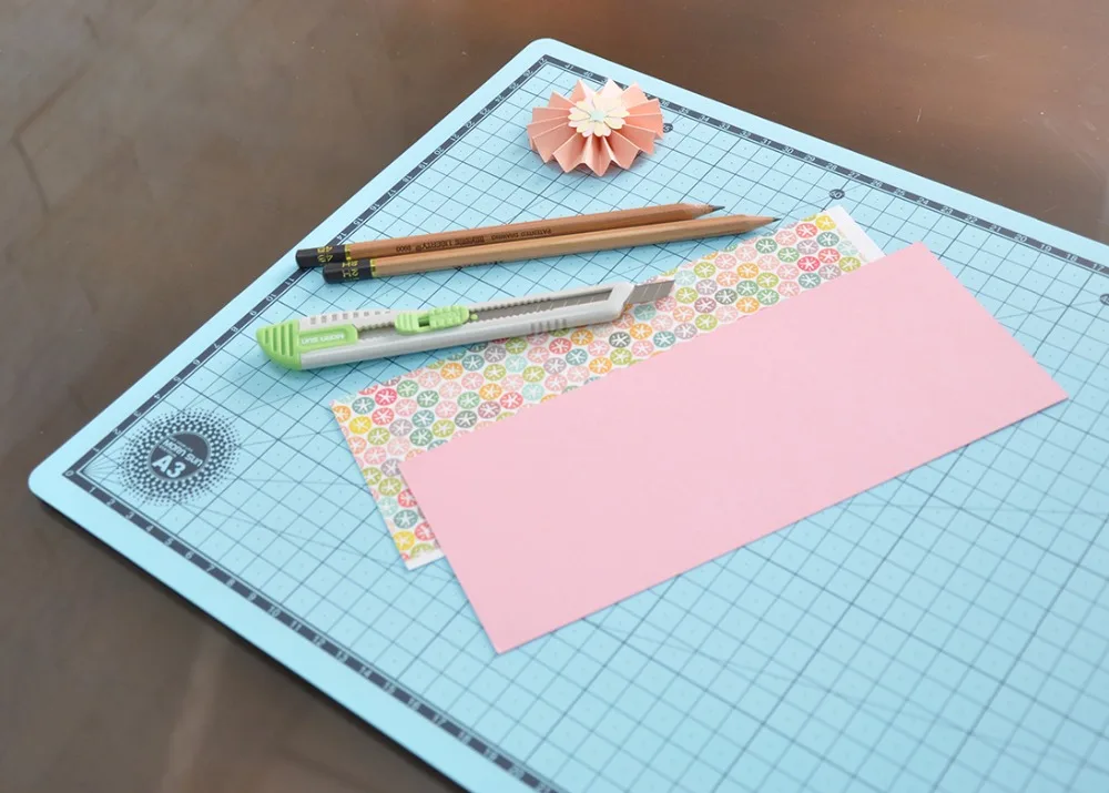 a4 cutting mat 30X22cm Thickness 1.6mm 3 Layers Double Sided ECO Self Healing flexible plastic clear cutting mat