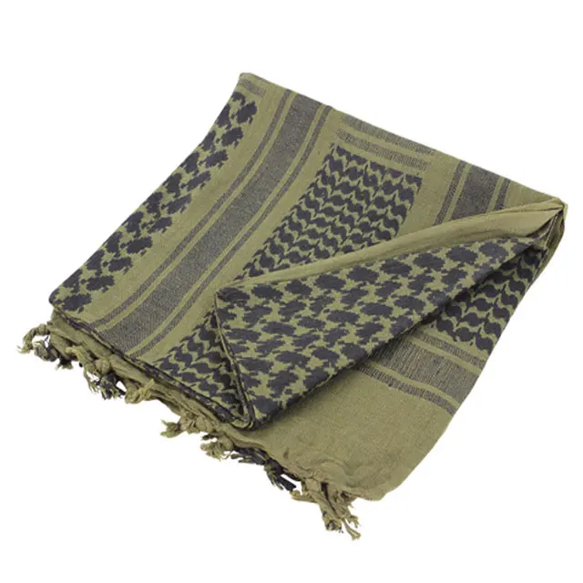 New Arrival 100% Cotton Shemagh Keffiyeh  Desert Breathable Custom Design Men Arabic Shemagh Scarf