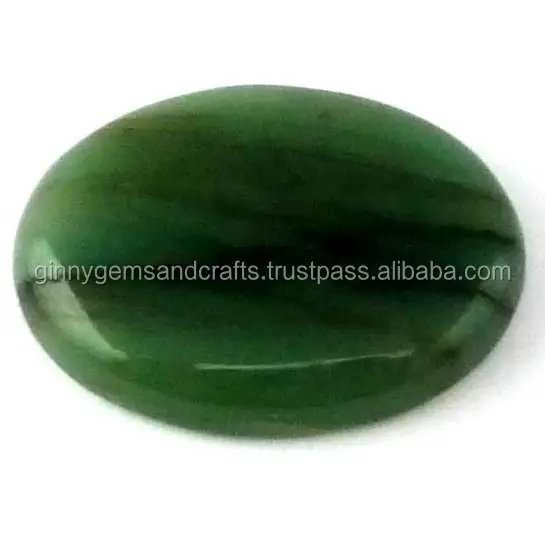 Love Marriage Gemstone A++ Nephrite Jade Engagement Ring Stone
