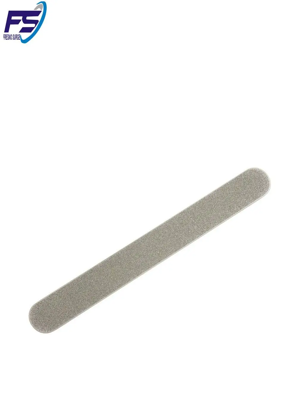 Customized High Quality Emery Board Half Moon Zebra Nail File OEM Silkscreen Logo Printed Nail File for Home Salon Manicure Tool