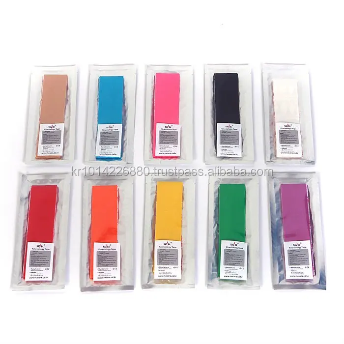 Kinesiology Tax Tape NASARA Original ( OEM Order) Elastic waterproof sports tape for physical therapy
