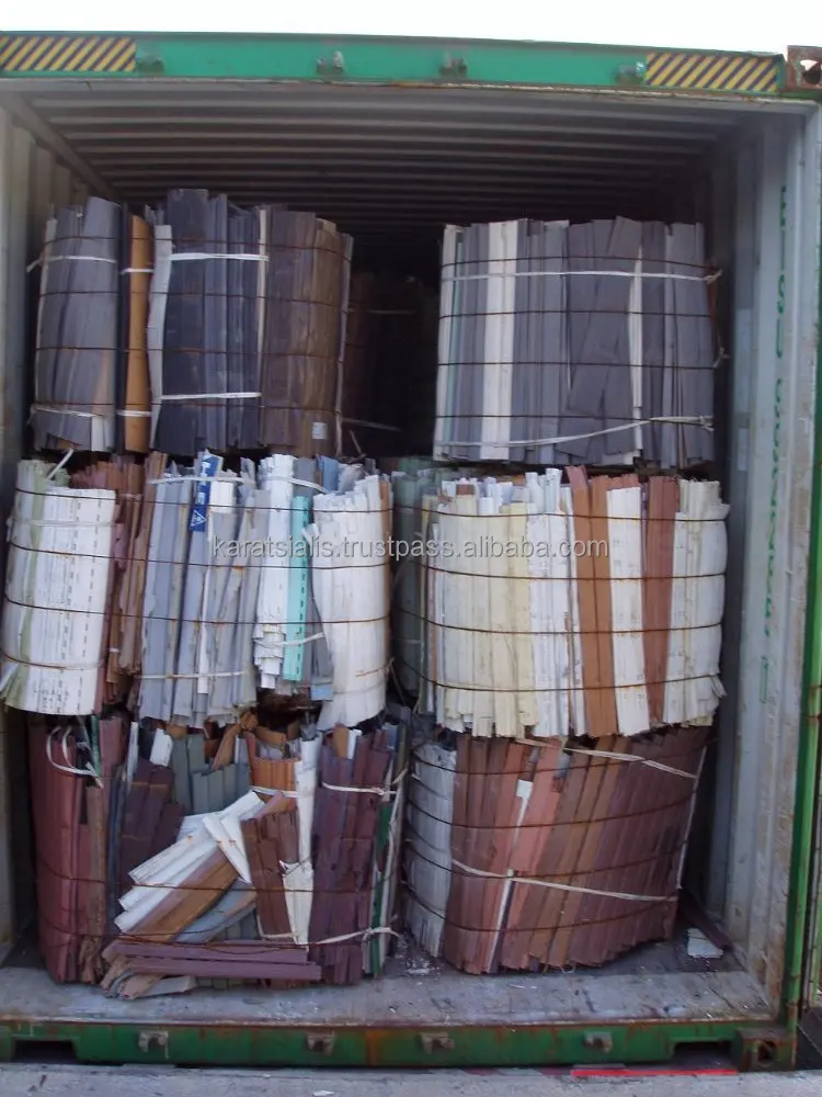 
PVC RIGID SHUTTERS (BLINDS) MIX COLORS BALES SCRAP - WASTE 