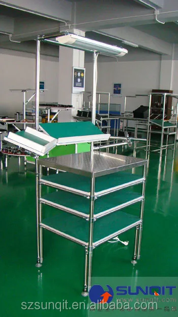 Lean manufacturing the first class assemble worktable workbench work station rack system