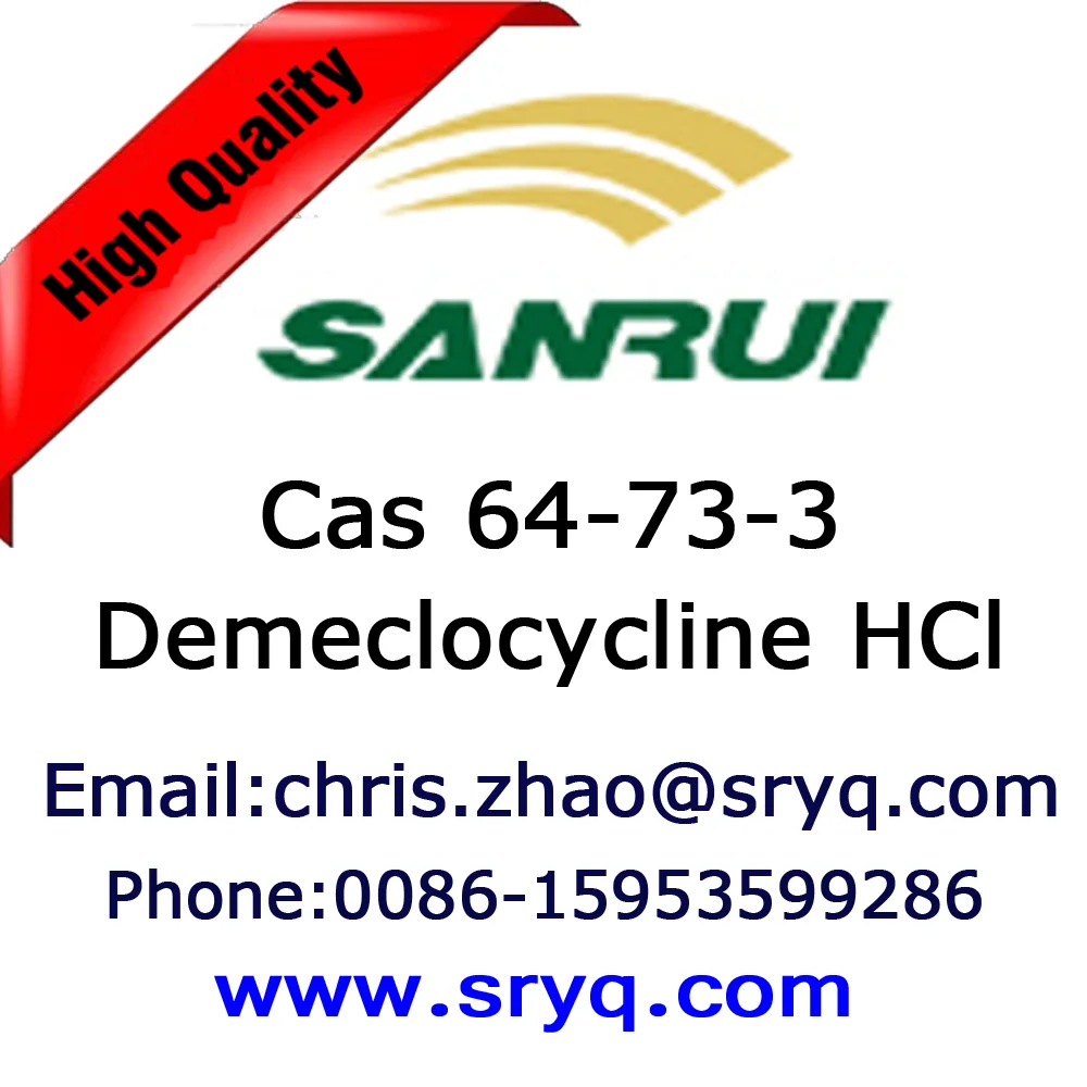 
API-Demeclocycline, High purity cas 64-73-3 Demeclocycline hydrochloride 