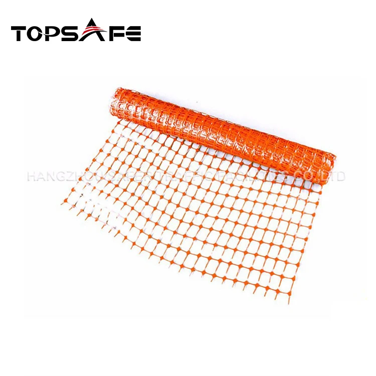 Durable HDPE Plastic Orange Safety Barrier Fence for Road Construction