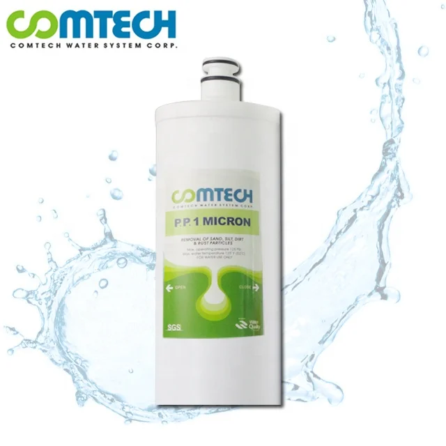 Spun PP 1 Micron Twist-Changed Water Filter Cartridge