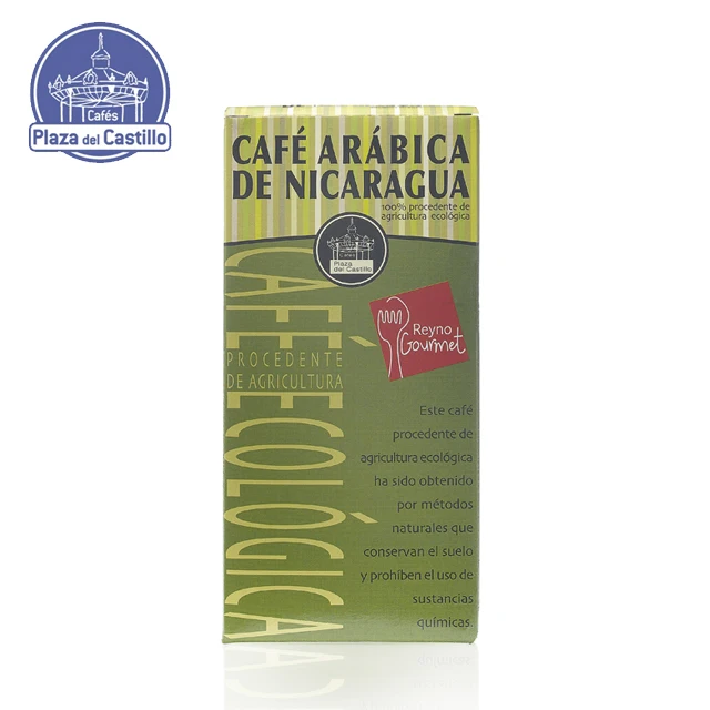 
Organic Arabica Coffee beans (250g cardboard box)   P DEL CASTILLO   | Cafes Plaza del Castillo  (50046682401)