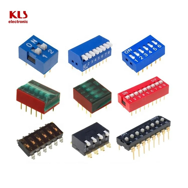 Good quality 190 KLS brand 3 pin smd dip switch