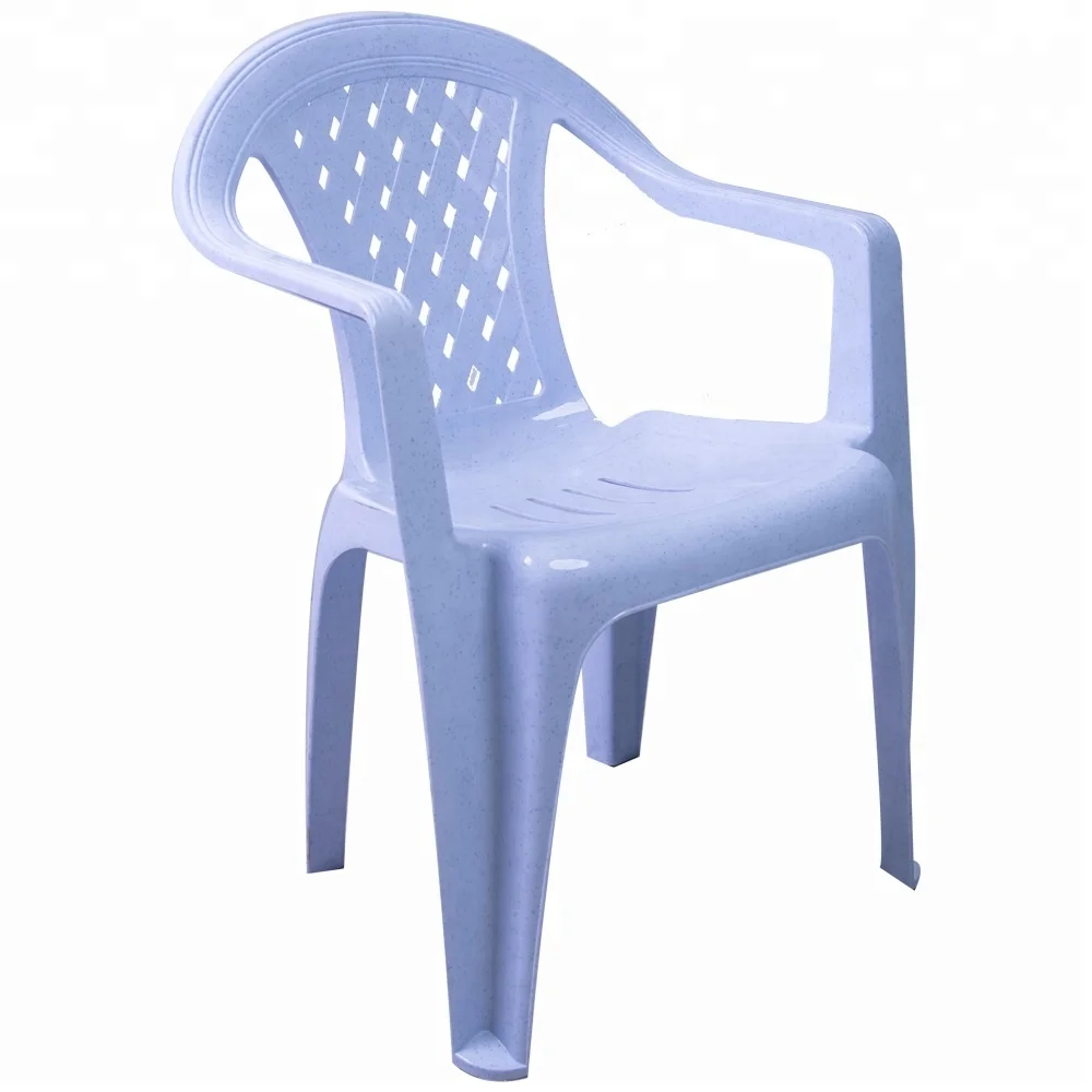 Preferred Seller with Best Quality Plastic Garden Chair PP Plastic Material Chair Plastic Arm Chair Apply to Kitchen & Rooms
