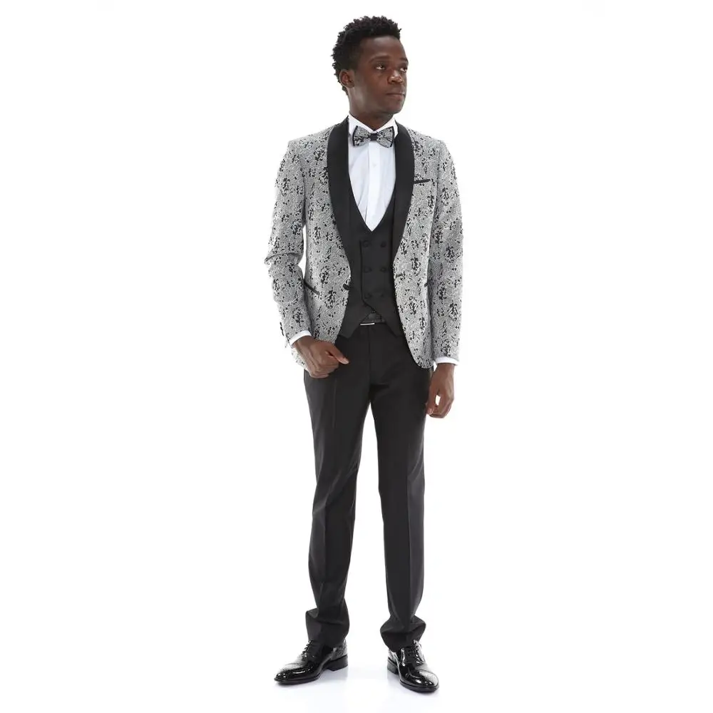 Новый модный мужской костюм-смокинг по индивидуальному заказу, оптовая продажа