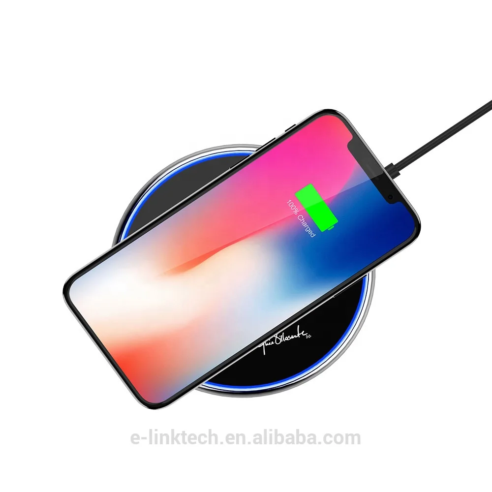 
5W 10W phone charger fast Qi wireless charger for Samsung for iPhone 