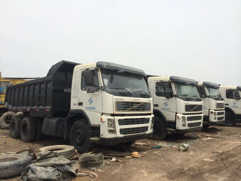 korea made used volvo fm12 dump truck for sale