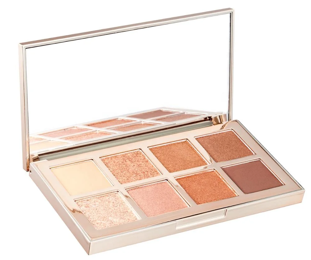 Eye shadow palette, 8 colors, glitter, Korean cosmetics