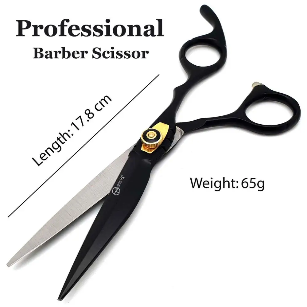 3 PRO Professional Quality Barber Hair Dressing Scissors - Best Quality at Great Price Powder Coating Color Set