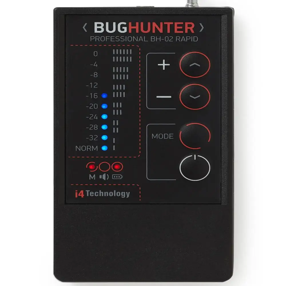 Bug, wireless camera and radio microphone detector