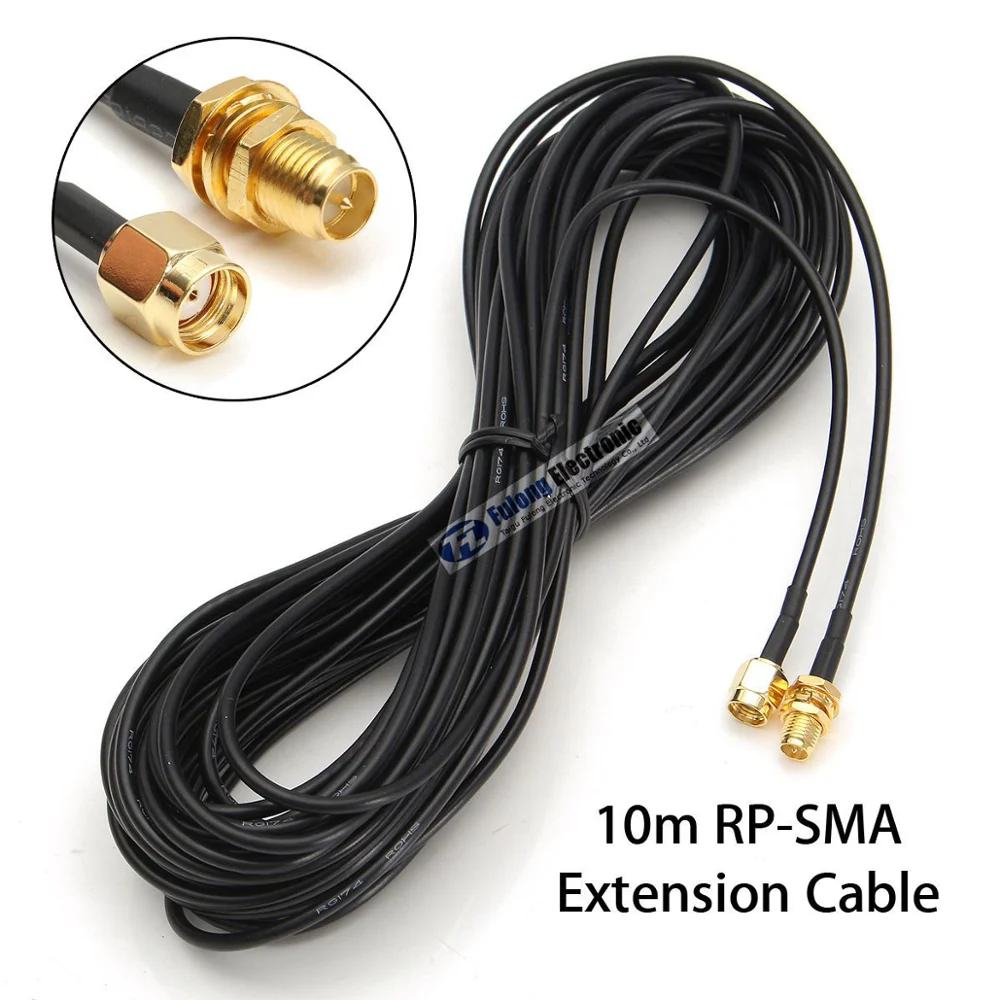 wireless Antenna Extension Cable RP SMA Male to Female Interface Adapter WiFi Antenna AF Coaxial Cable
