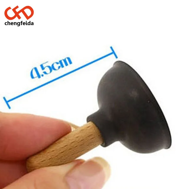 Mini Universal Toilet rod Squatting pan dredging Plunger Sucker Stand Holder For Cell Phone