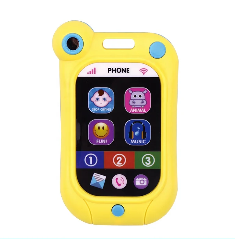 Early Educational Learning Baby Cell Phone Toys Screen Touching Toddler Toy Mobile Phone Kids With Music And Light