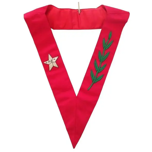 Masonic Scottish Rite 14th Degree Scottish Rite Hand Embroidered Collar High Quality Cheap Prices Bulk and Wholesale Sash