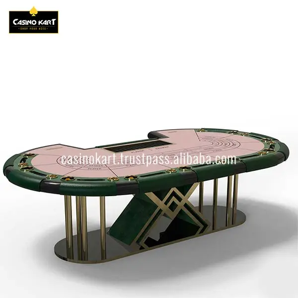Finely Processed Top Quality Crystalline Baccarat Table For Playing Cards Direct Indian Manufacturer