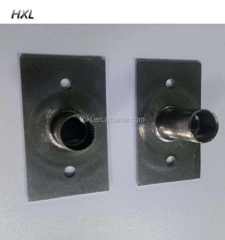 custom made ss316 climbing wall fixing holds nut round/ rectangular base nut T nut