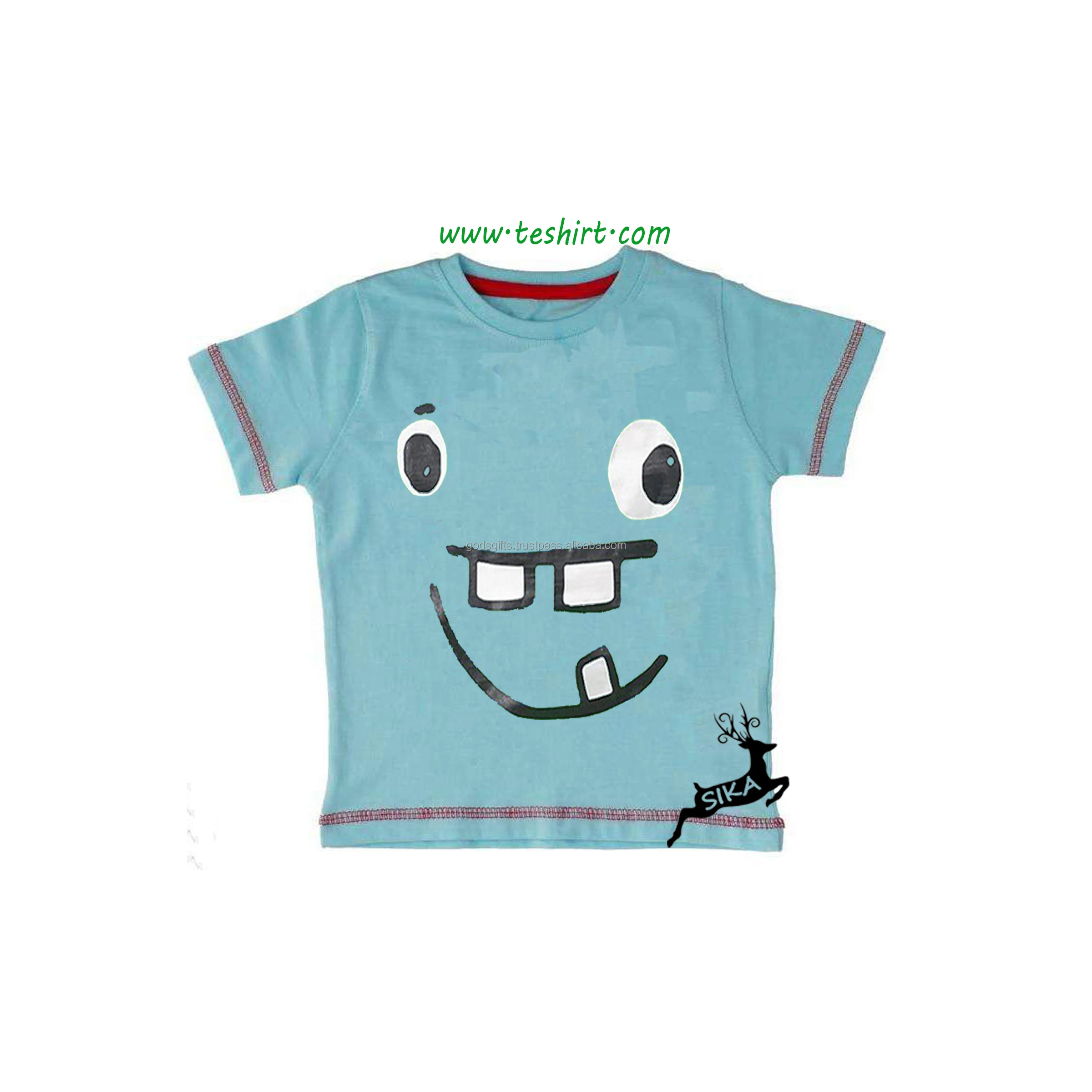 baby clothes Toddler girls clothing fashion design girls graphic t shirt OEM single Jersey fancy print kids T Shirt