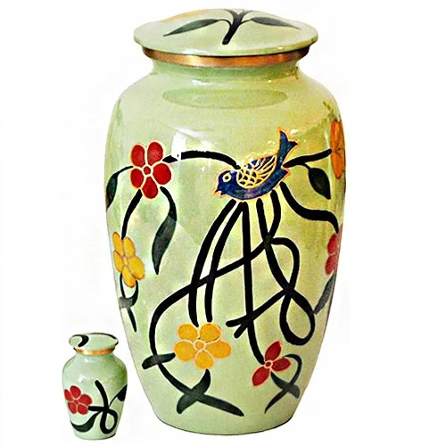Colorful Butterfly Cremation urn Memorial urn Container Jar Pot Cremation urns American/European Style