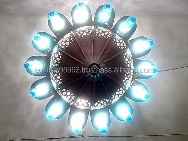 BZ12 ANTIQUE MOROCCAN STYLE LARGE HUGE Pendant Chandelier